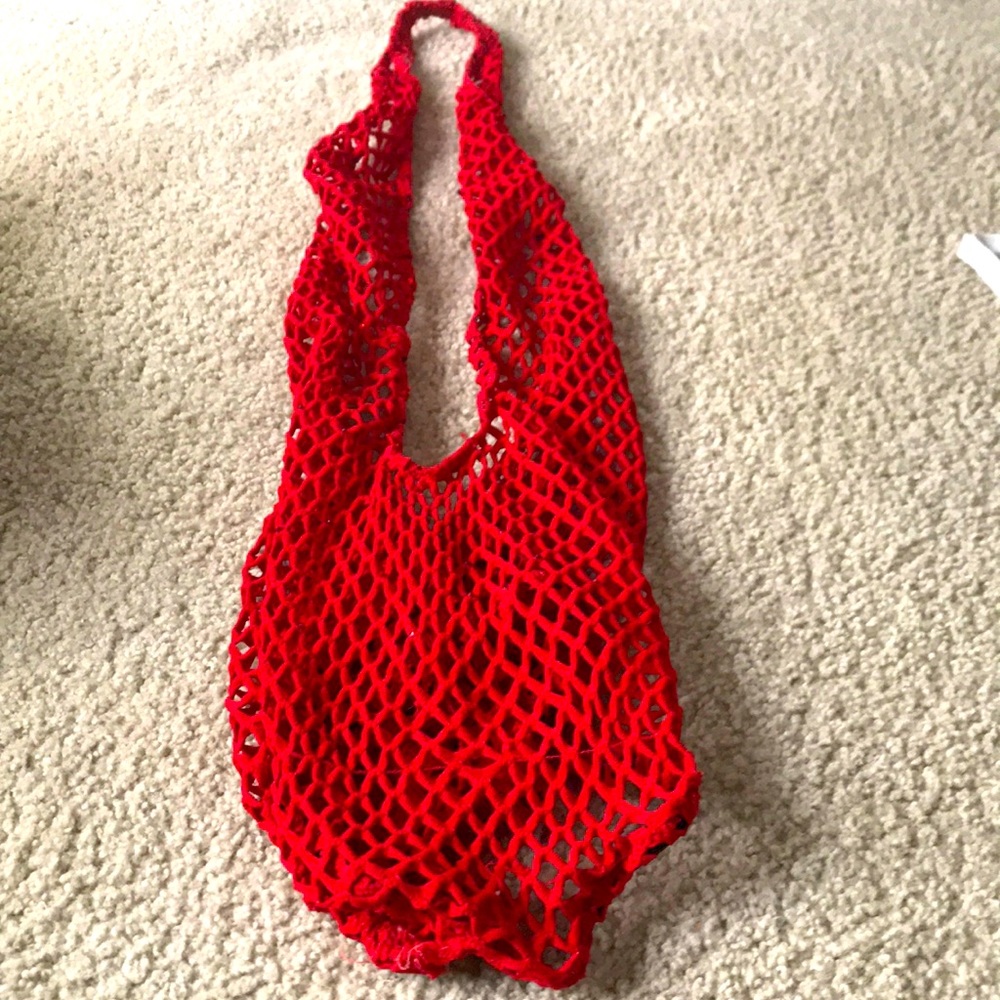 Red fishnet